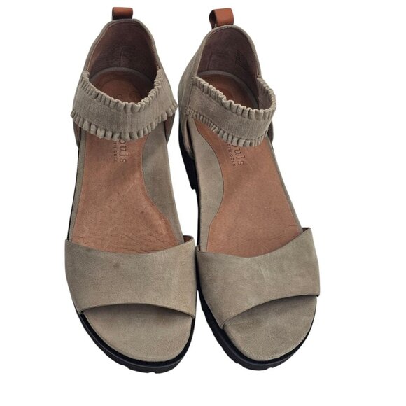 Women's - Gentle Souls by Kenneth Cole Anja Elastic Heeled Sandals, Size 10 - Picture 2 of 10